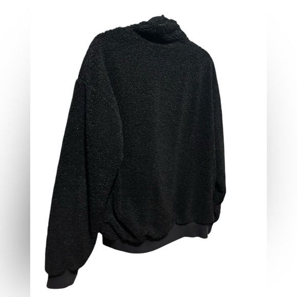 Vans Black Fleece Jacket with Pink and Yellow Accents - Picture 2 of 7